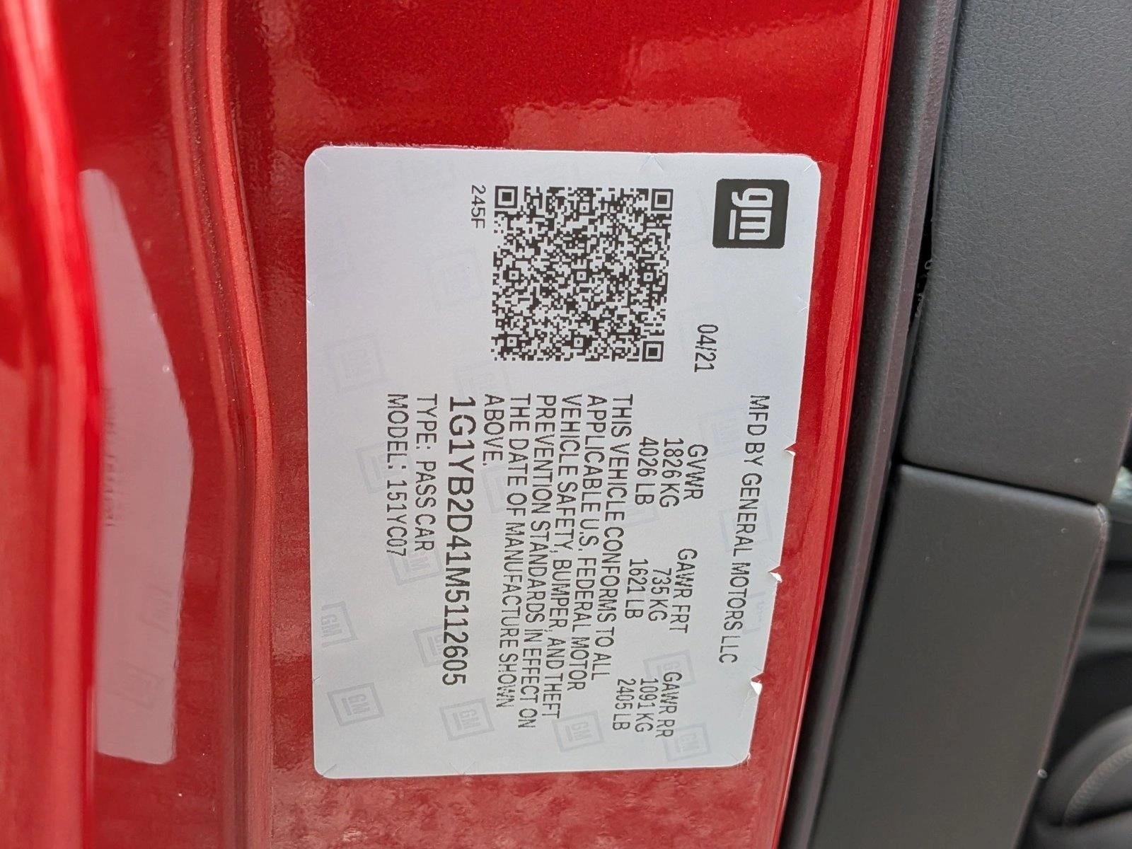 2021 Chevrolet Corvette Stingray 2LT