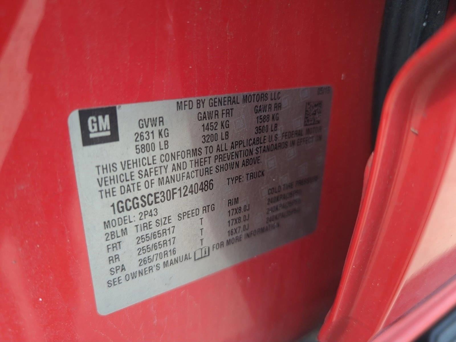 2015 Chevrolet Colorado 2WD Z71