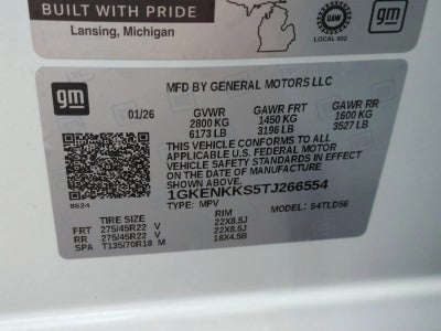 2026 GMC Acadia Elevation