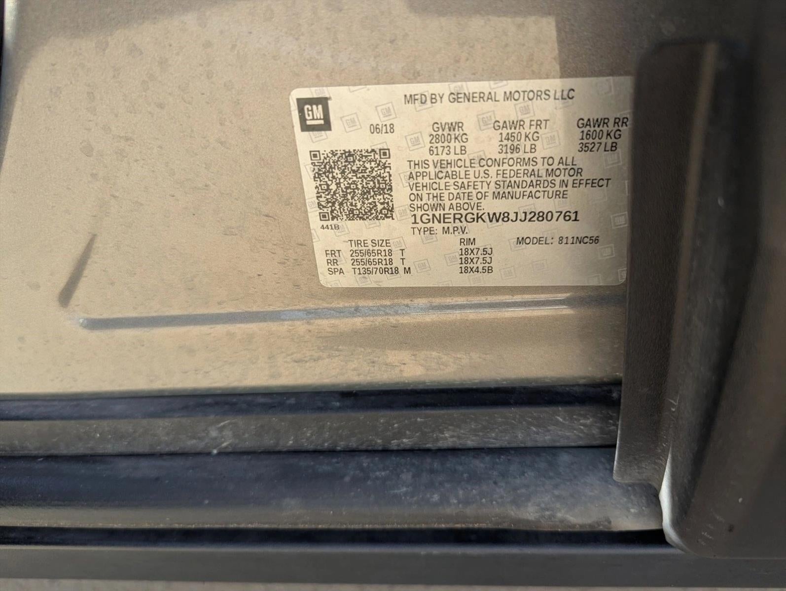 2018 Chevrolet Traverse LT Cloth
