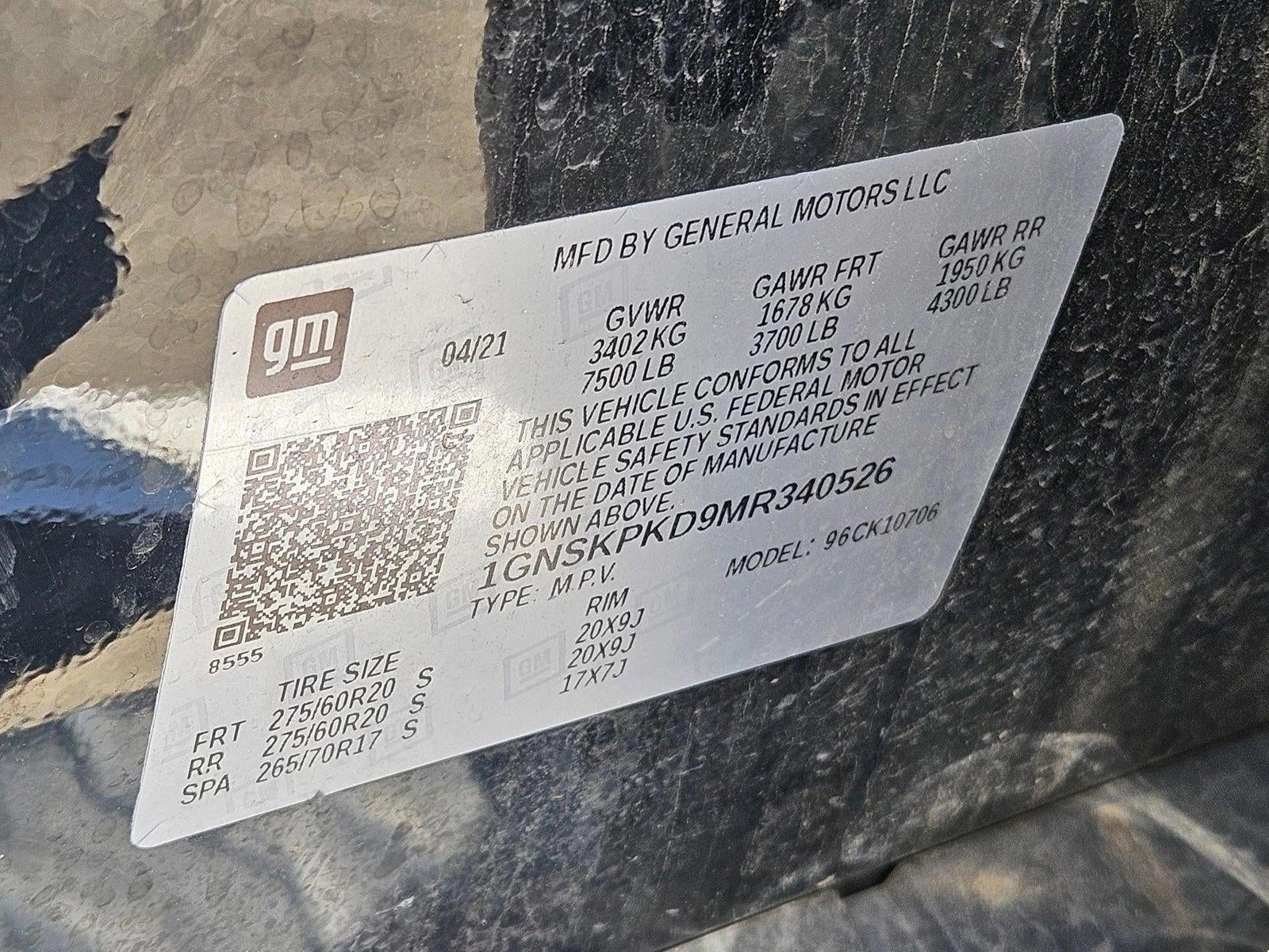 2021 Chevrolet Tahoe Z71