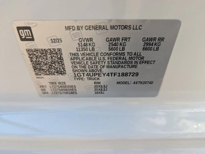 2026 GMC Sierra 2500 HD AT4