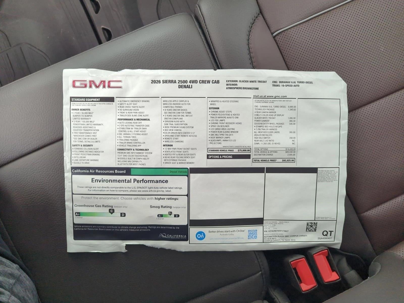 2026 GMC Sierra 2500 HD Denali