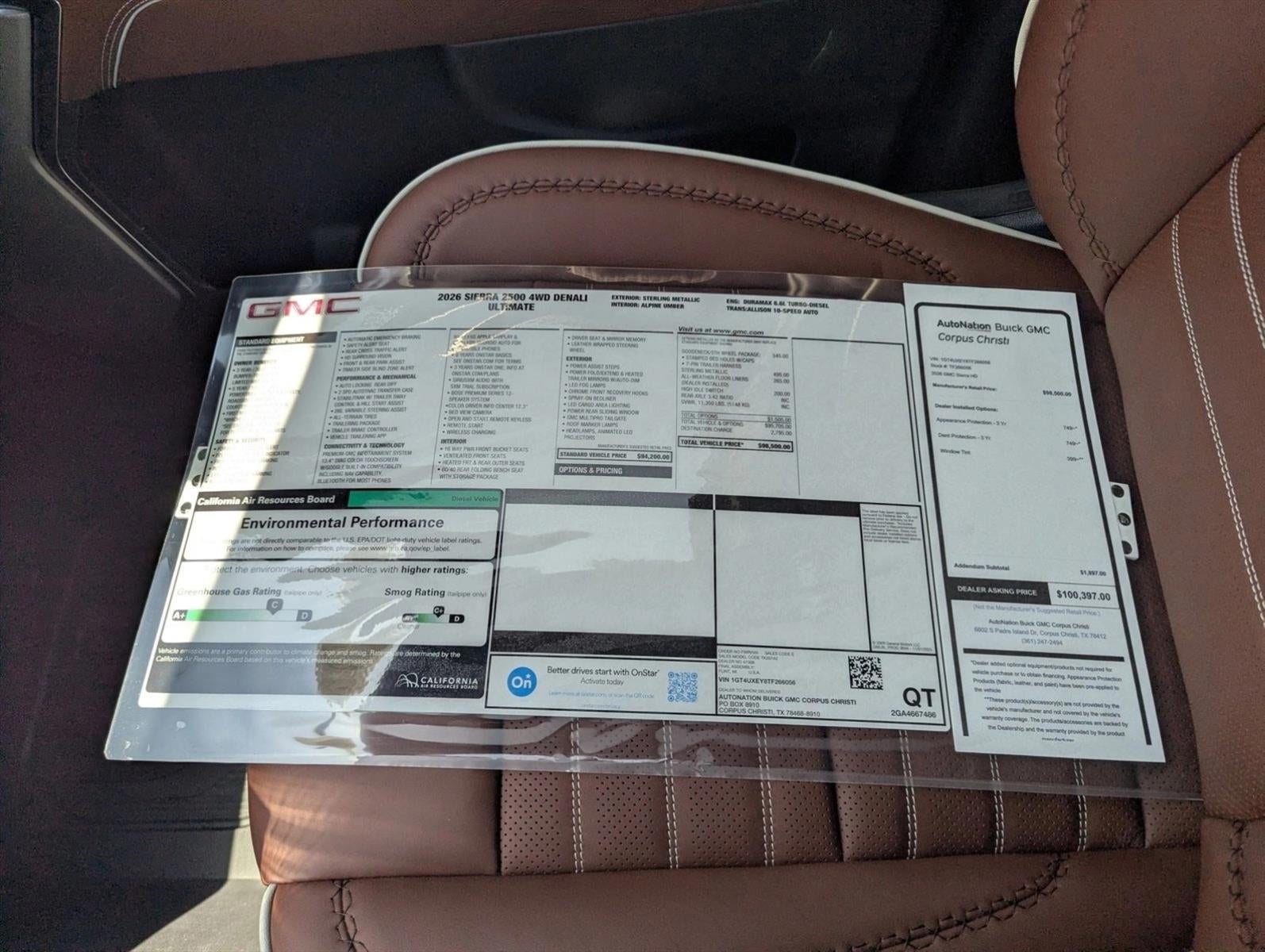2026 GMC Sierra 2500 HD Denali Ultimate