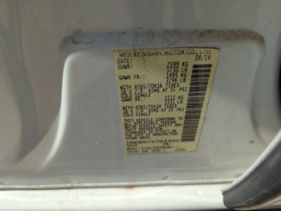 2015 Nissan Frontier SV