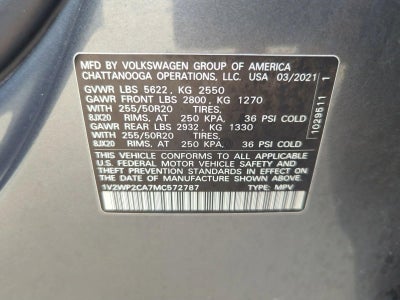 2021 Volkswagen Atlas 2.0T SE w/Technology