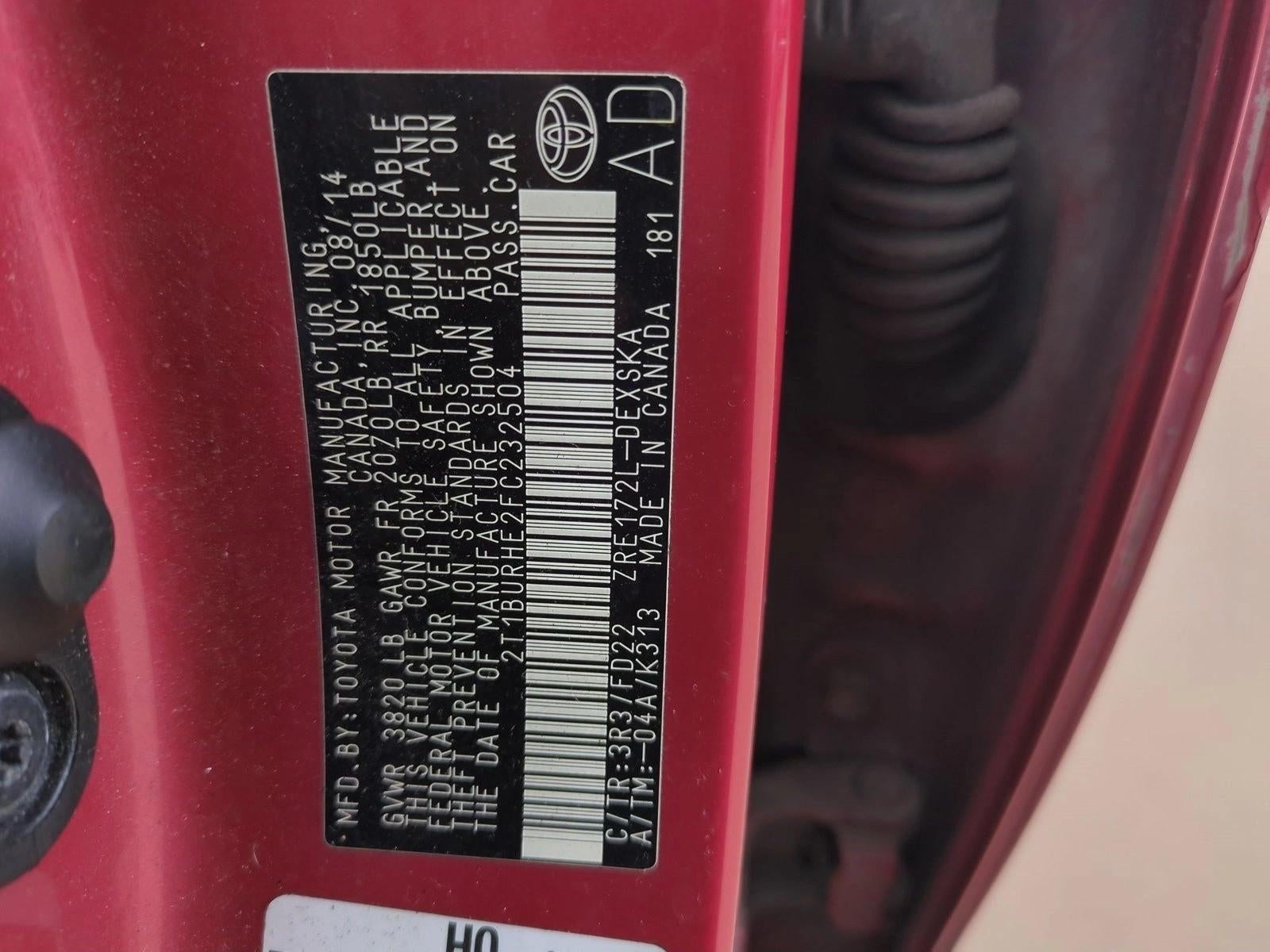2015 Toyota Corolla L