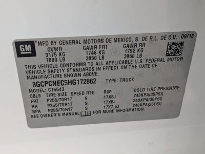 2017 Chevrolet Silverado 1500 Work Truck