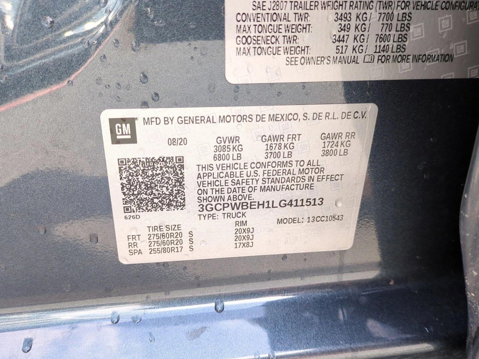 2020 Chevrolet Silverado 1500 Custom