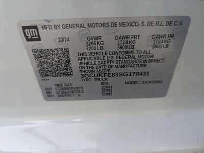 2025 Chevrolet Silverado 1500 LT Trail Boss