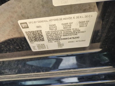 2021 GMC Sierra 1500 AT4