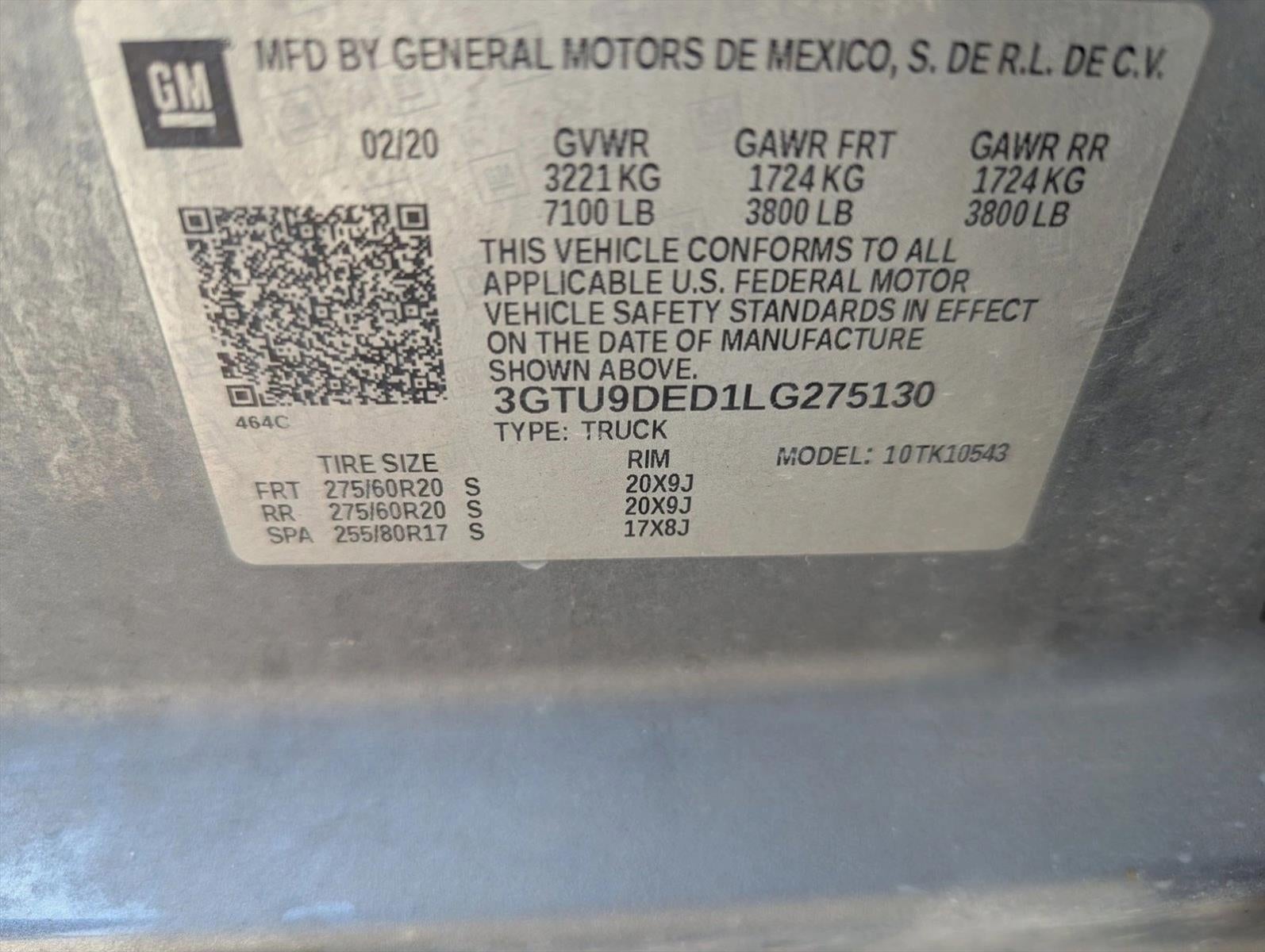 2020 GMC Sierra 1500 SLT