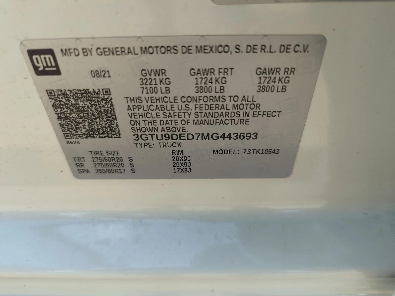 2021 GMC Sierra 1500 SLT