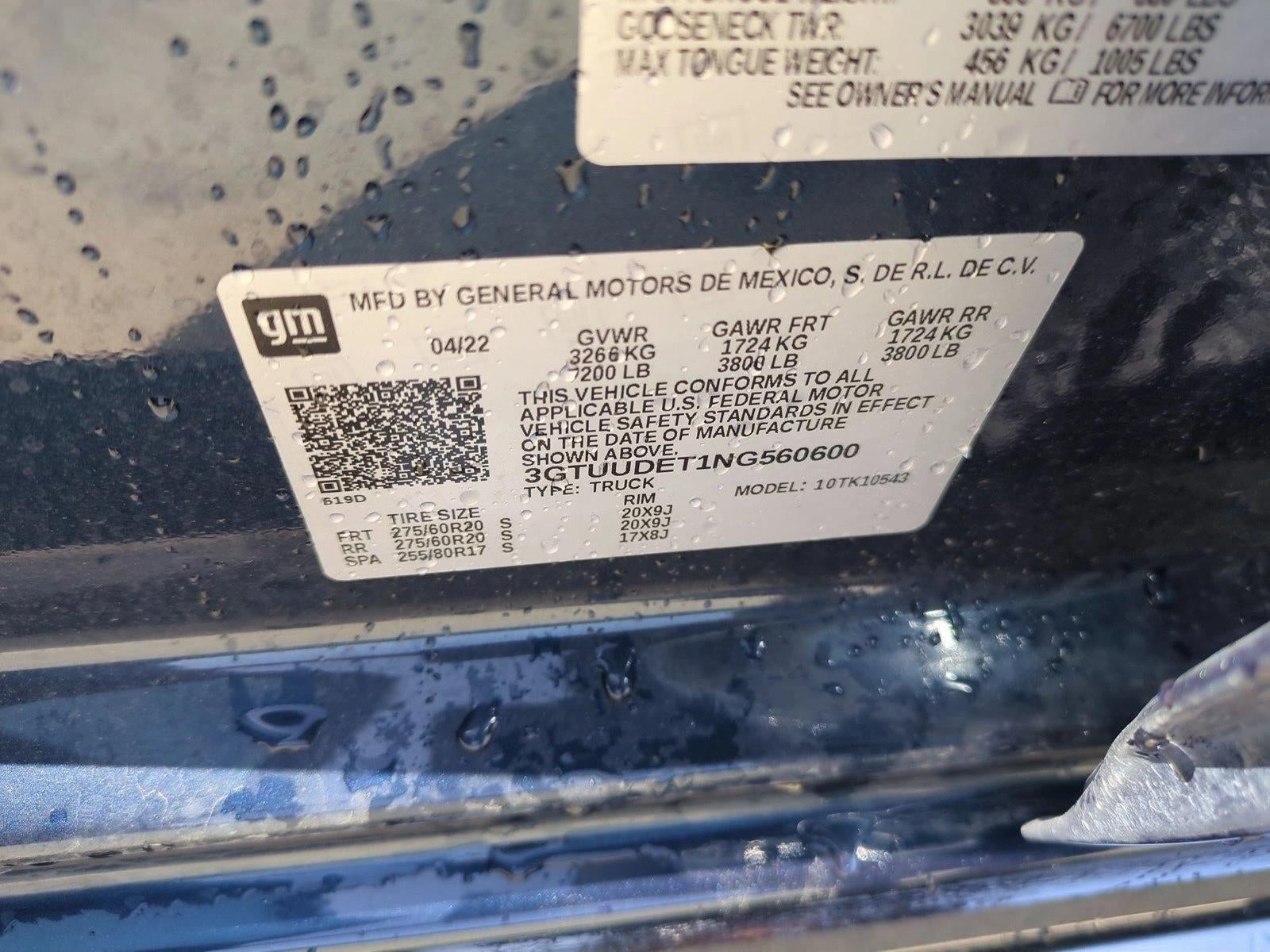 2022 GMC Sierra 1500 SLT