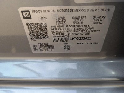 2026 GMC Sierra 1500 AT4