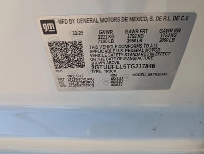 2026 GMC Sierra 1500 AT4X