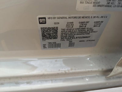 2026 GMC Sierra 1500 AT4X
