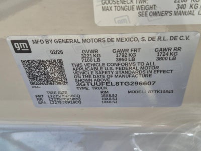 2026 GMC Sierra 1500 AT4X