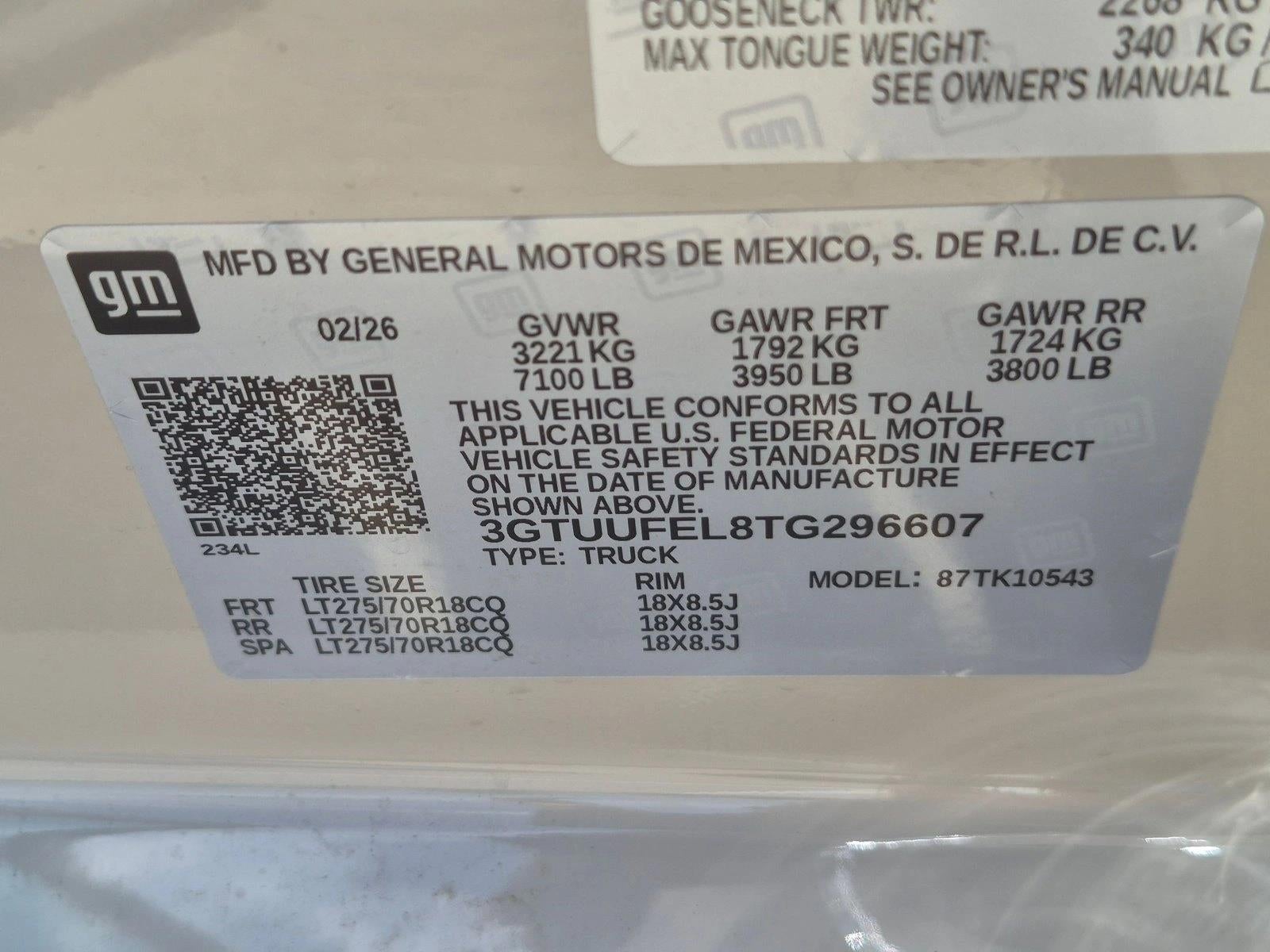 2026 GMC Sierra 1500 AT4X