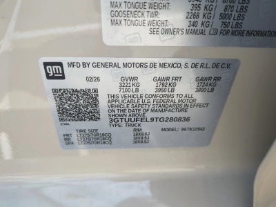 2026 GMC Sierra 1500 AT4X