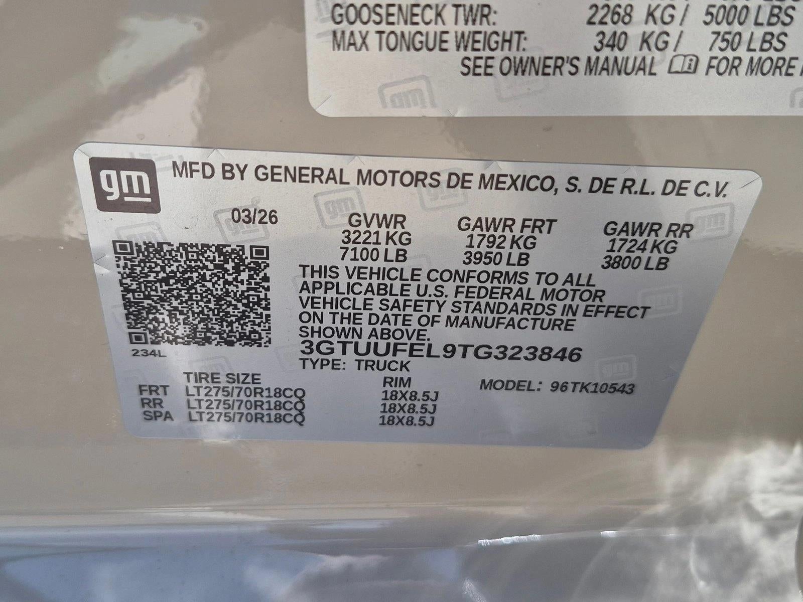 2026 GMC Sierra 1500 AT4X