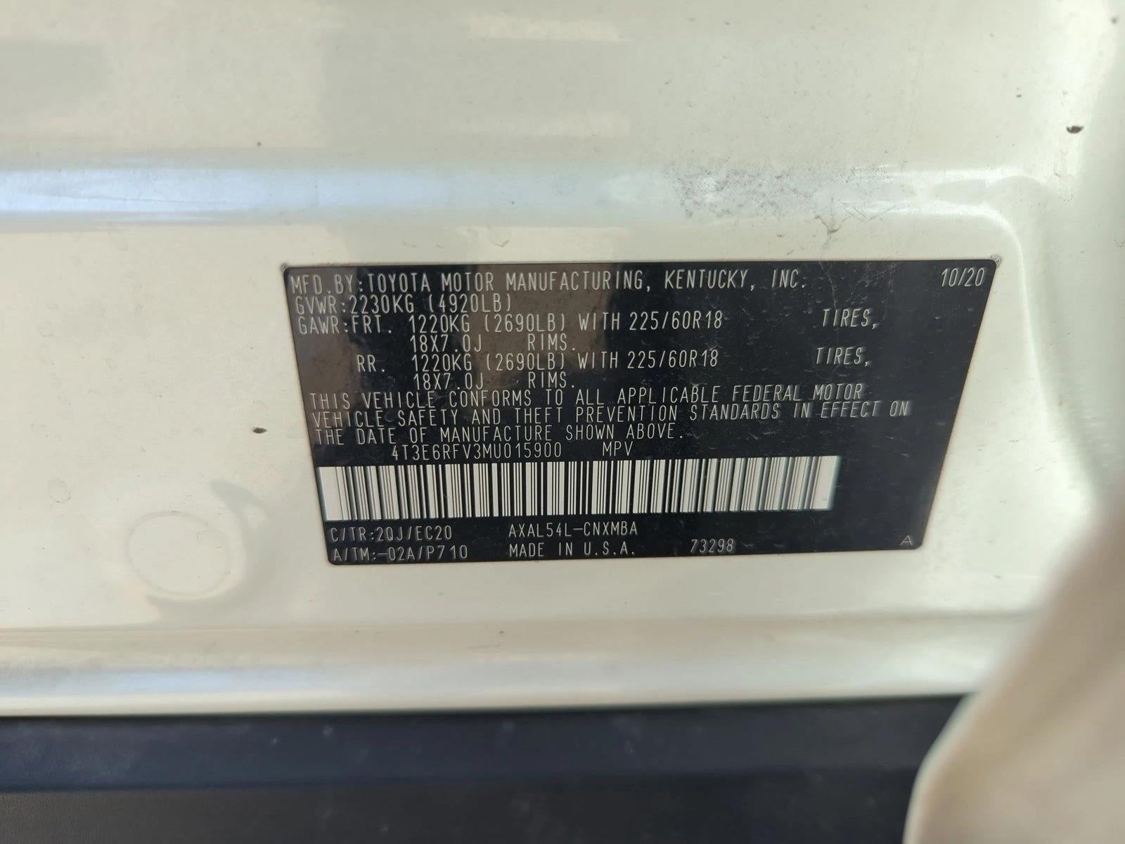 2021 Toyota RAV4 Hybrid XSE