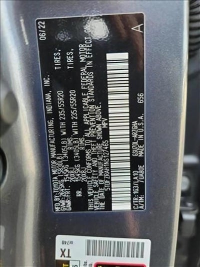 2022 Toyota Highlander Platinum