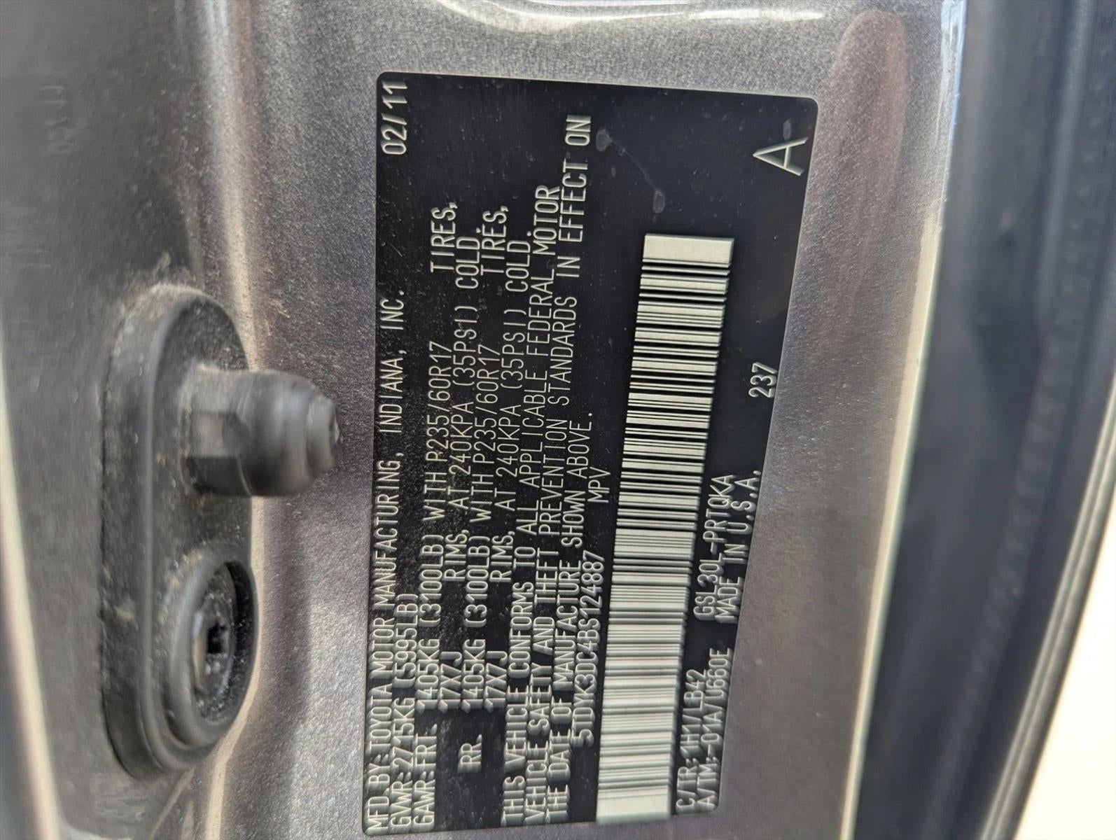 2011 Toyota Sienna XLE AAS