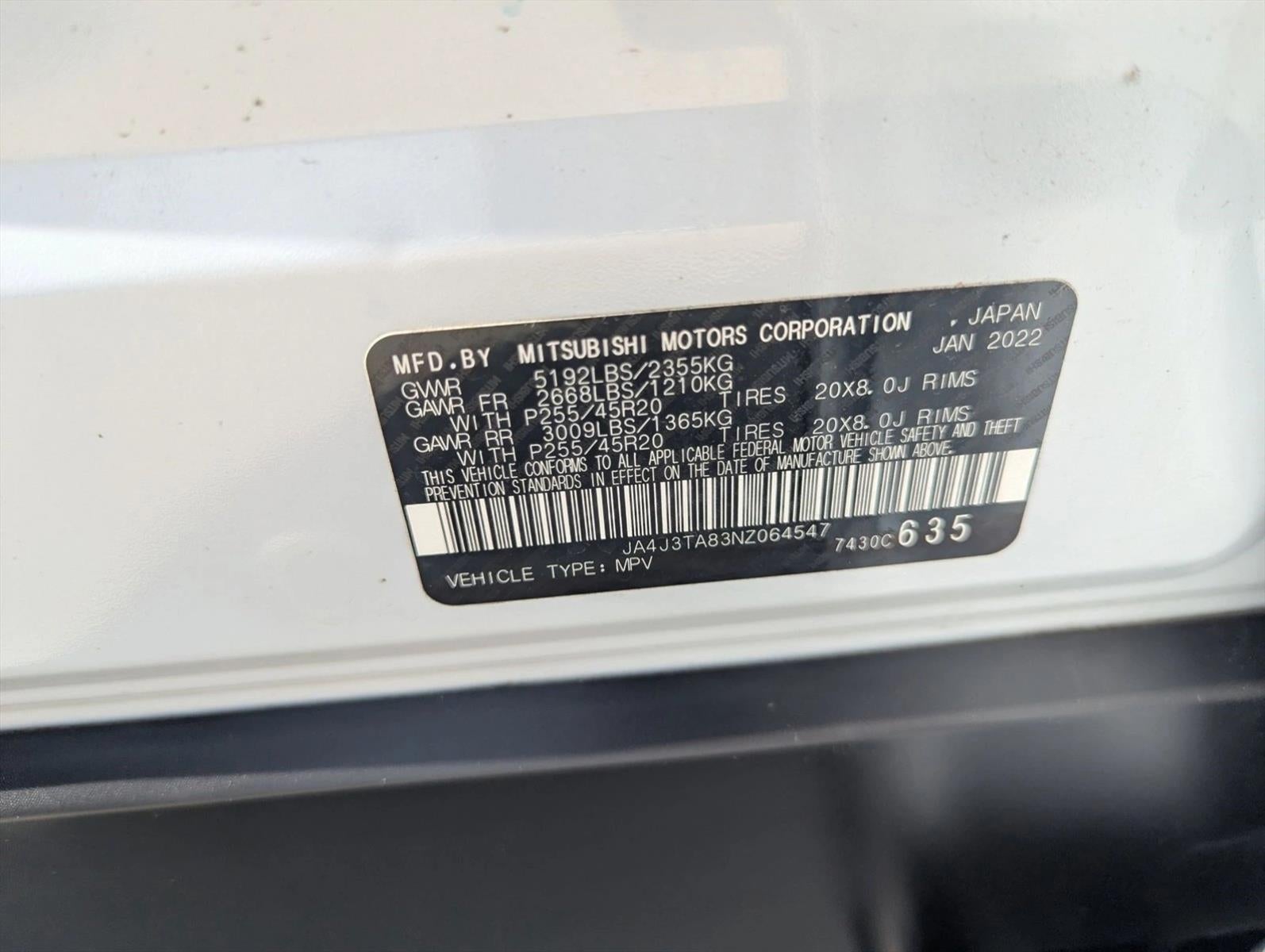 2022 Mitsubishi Outlander ES 2.5 2WD