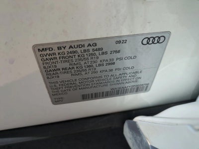 2023 Audi Q5 Premium Plus 45 TFSI S line quattro