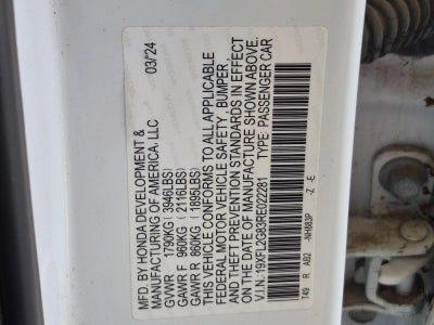 2024 Honda Civic Hatchback Sport Manual