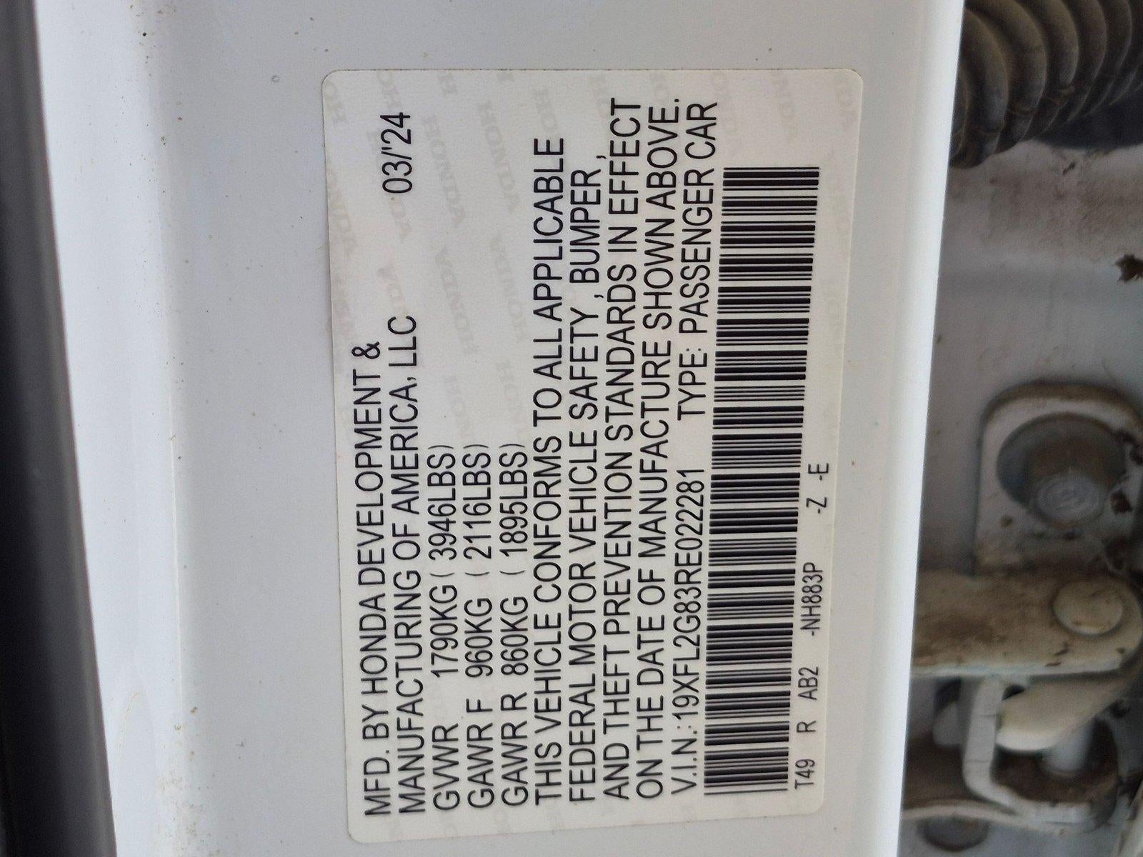 2024 Honda Civic Hatchback Sport Manual