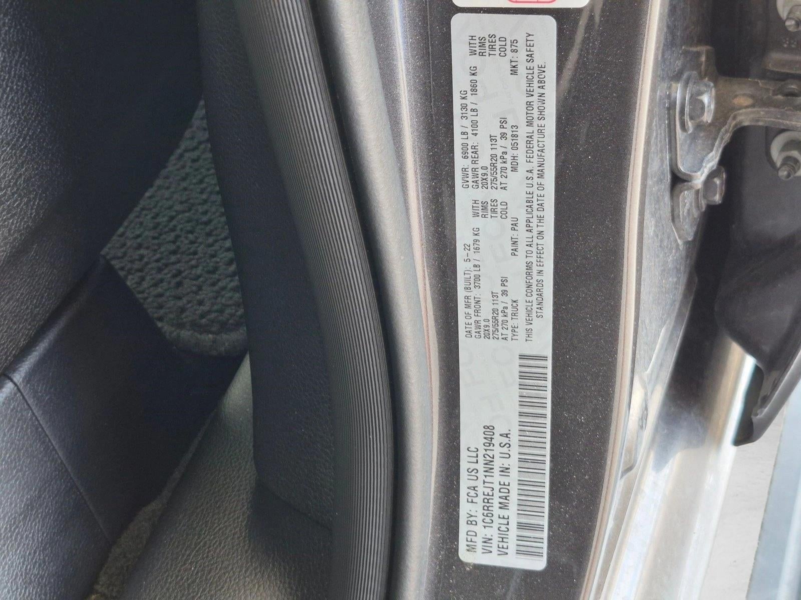 2022 RAM 1500 Laramie 4x2 Crew Cab 5'7" Box