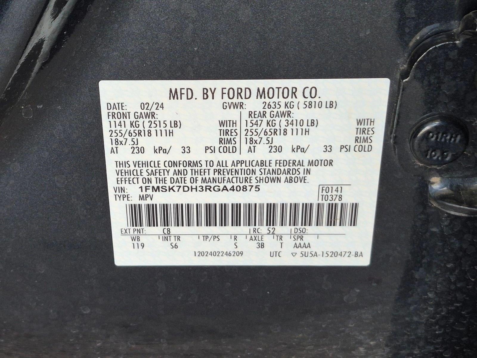 2024 Ford Explorer XLT RWD
