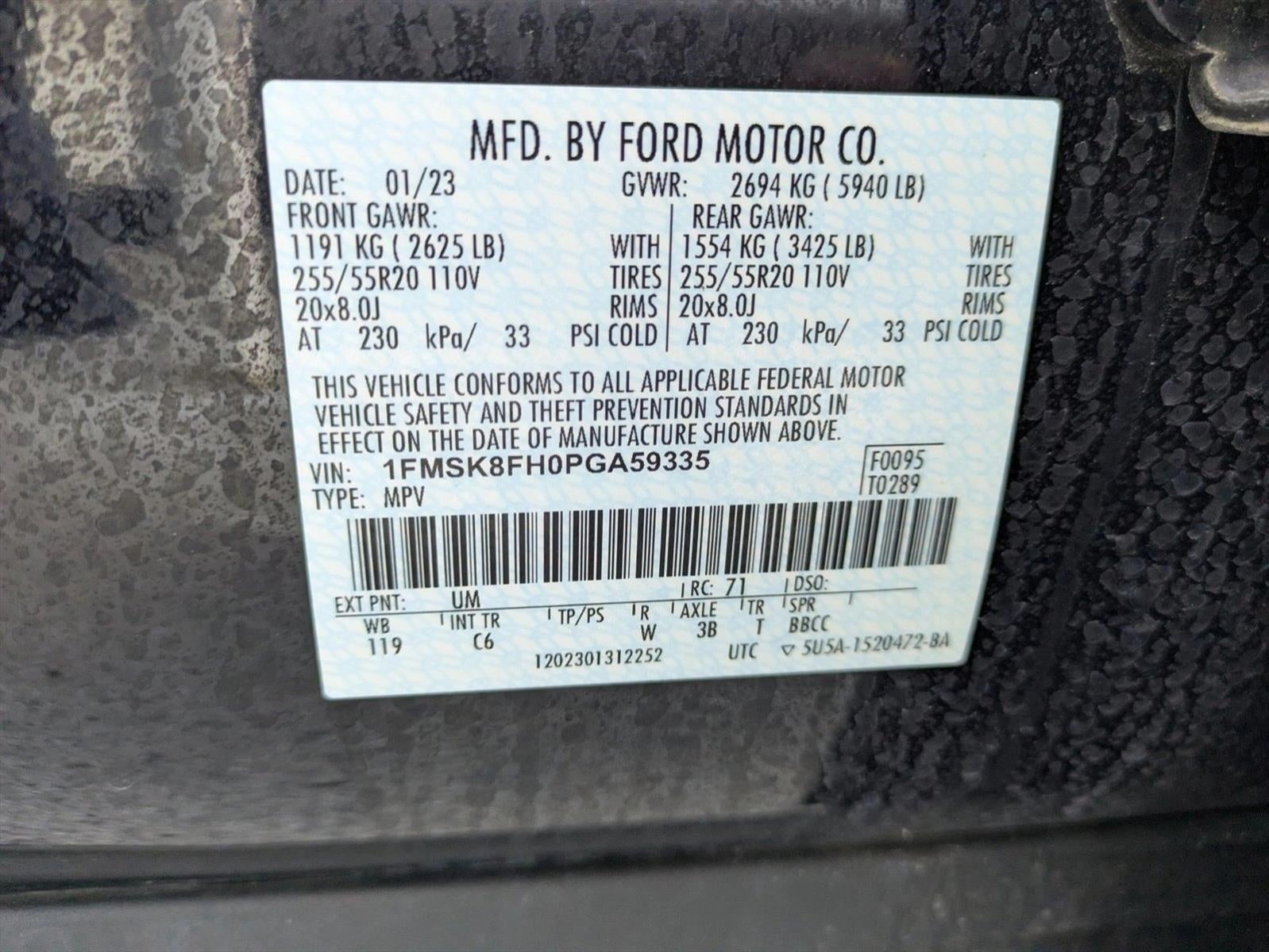 2023 Ford Explorer Limited 4WD