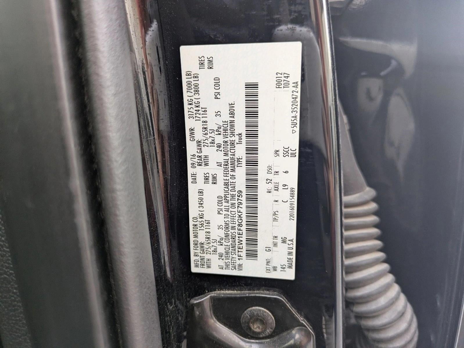 2016 Ford F-150 4WD SuperCrew 5-1/2 Ft Box XLT