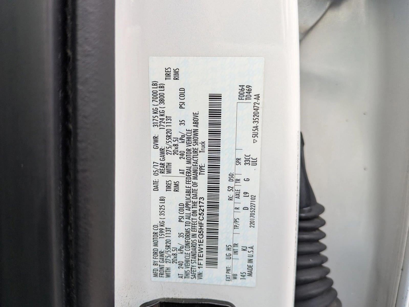 2017 Ford F-150 King Ranch 4WD SuperCrew 5.5' Box