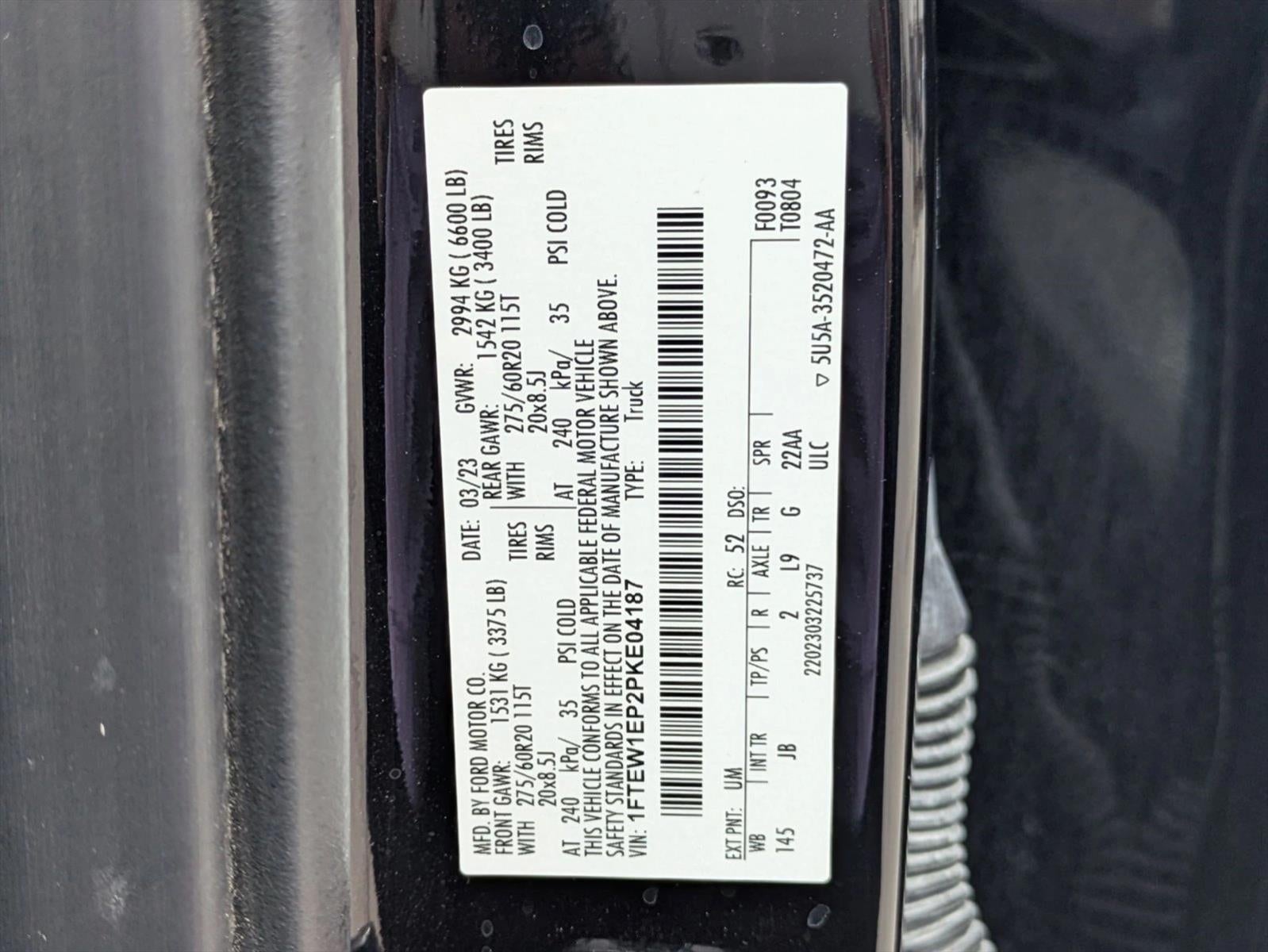 2023 Ford F-150 XL 4WD SuperCrew 5.5' Box