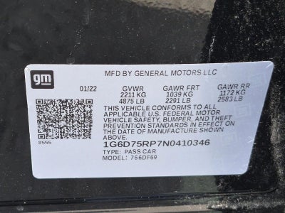 2022 Cadillac CT4-V 4dr Sdn Blackwing