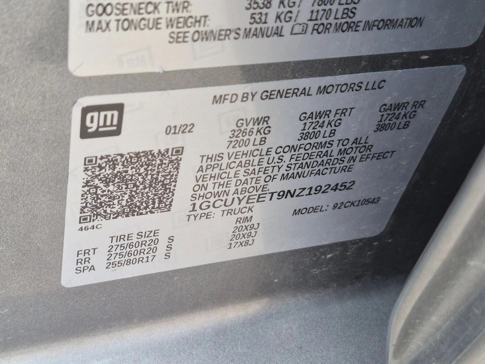 2022 Chevrolet Silverado 1500 LTD Crew Cab Short Box 4-Wheel Drive RST