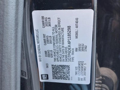 2023 GMC Canyon Crew Cab Short Box 4-Wheel Drive AT4