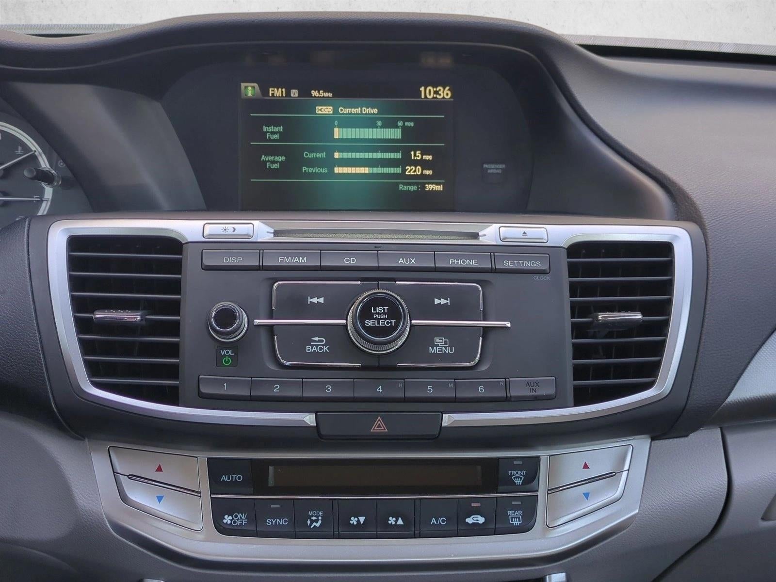 2015 Honda Accord Sedan LX CVT PZEV