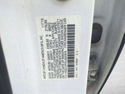 2020 Honda Accord Sedan Sport 1.5T CVT