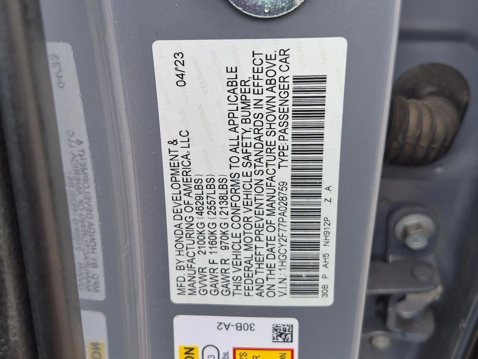 2023 Honda Accord Hybrid Sport-L Sedan