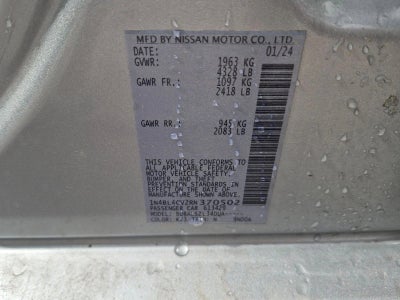 2024 Nissan Altima 2.5 SR Sedan