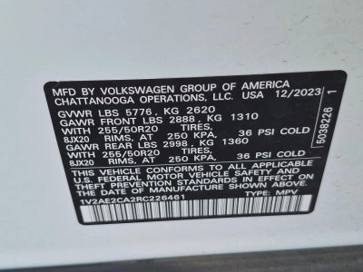 2024 Volkswagen Atlas Cross Sport 2.0T SEL R-Line 4MOTION