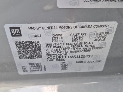2025 Chevrolet Silverado 1500 Crew Cab Short Box 4-Wheel Drive RST