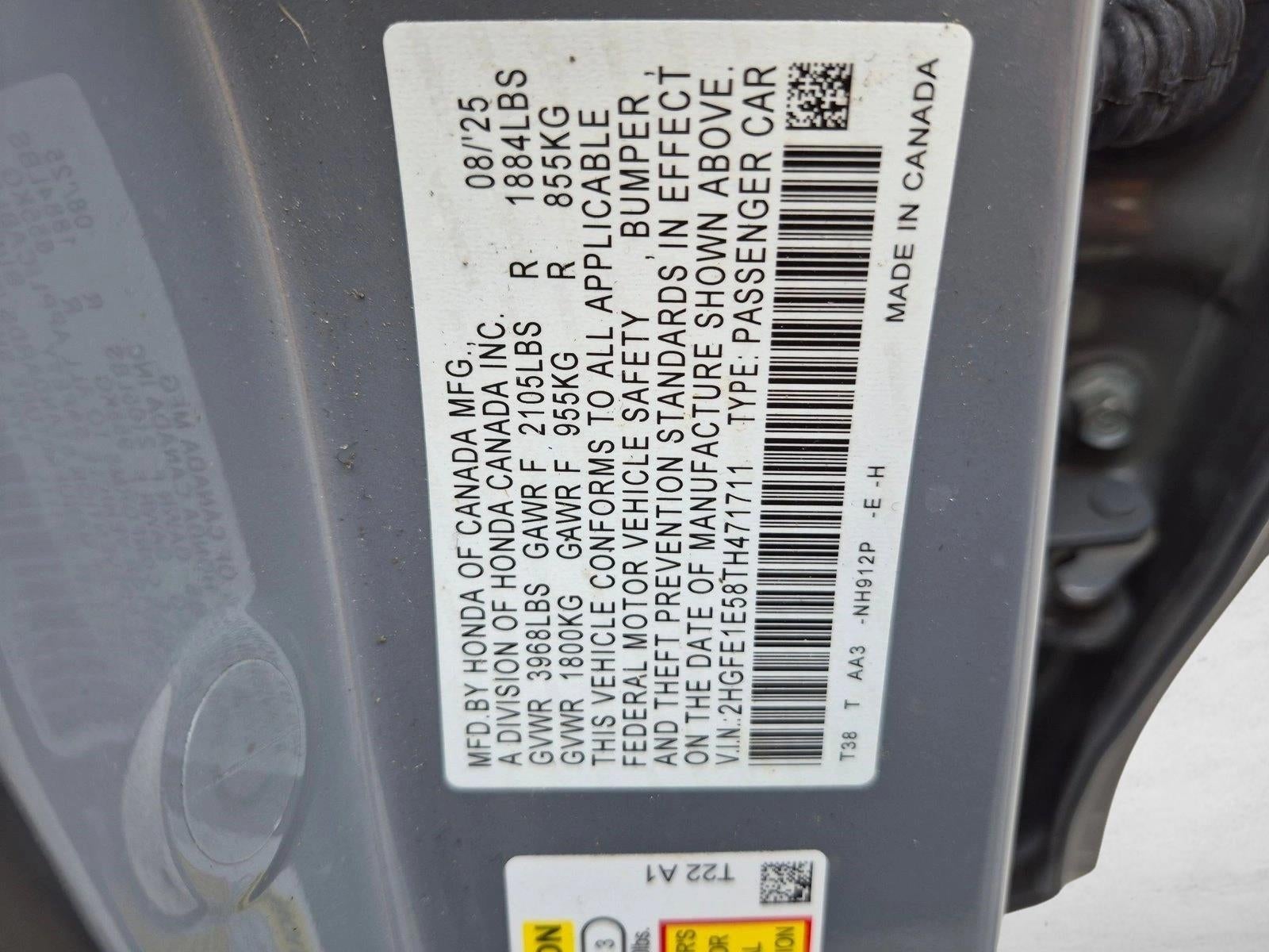 2026 Honda Civic Si Si Manual Sedan