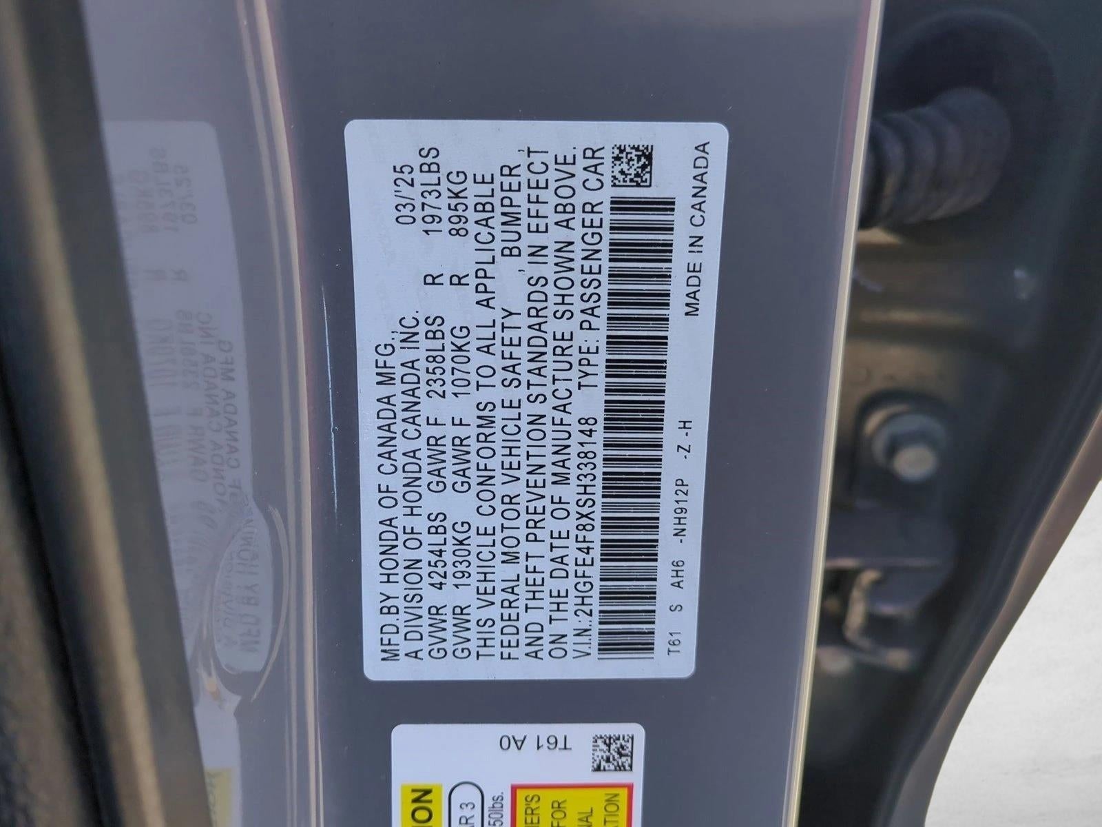 2025 Honda Civic Sedan Hybrid Sport CVT