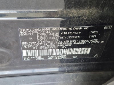 2022 Toyota RAV4 LE FWD (GS)